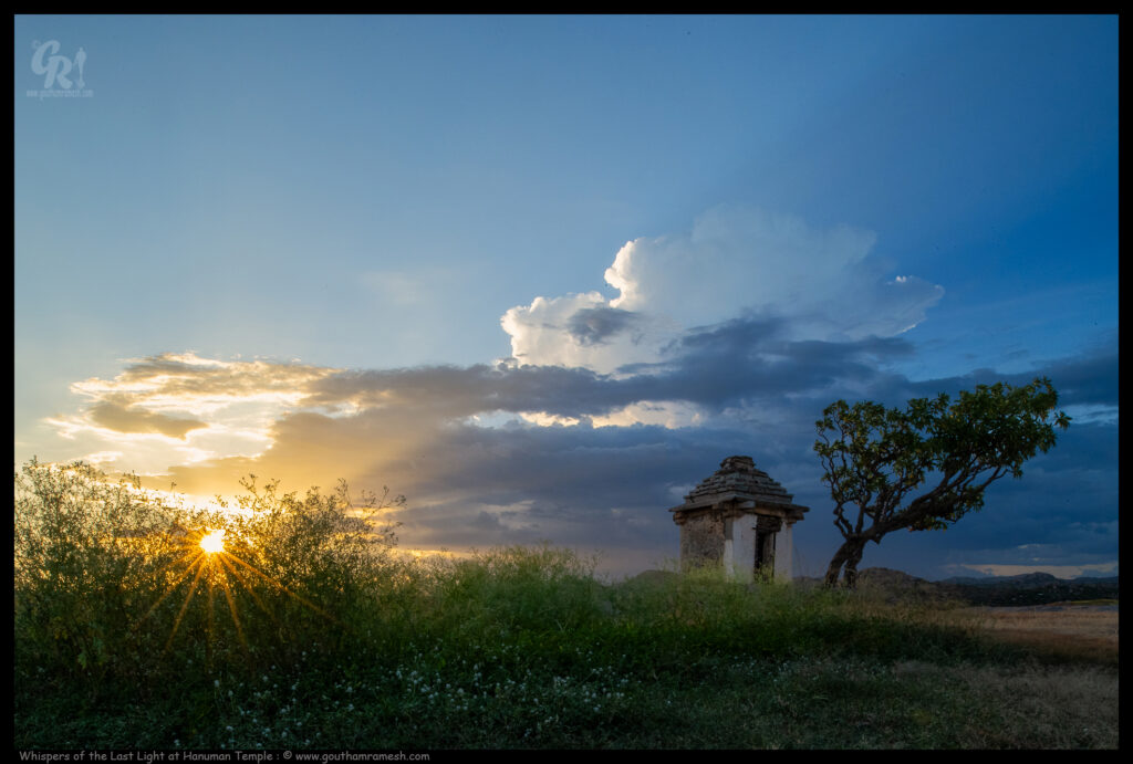 Whispers of the Last Light at Hanuman Temple
