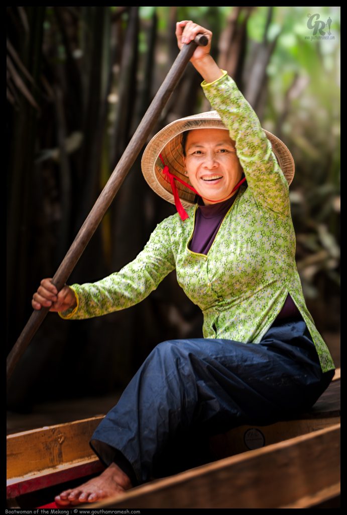 Boatwoman of the Mekong