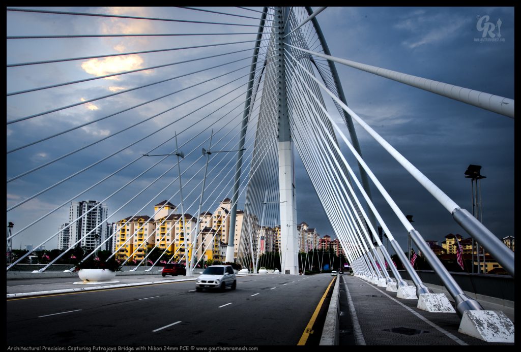 Architectural Precision: Capturing Putrajaya Bridge with Nikon 24mm PCE
