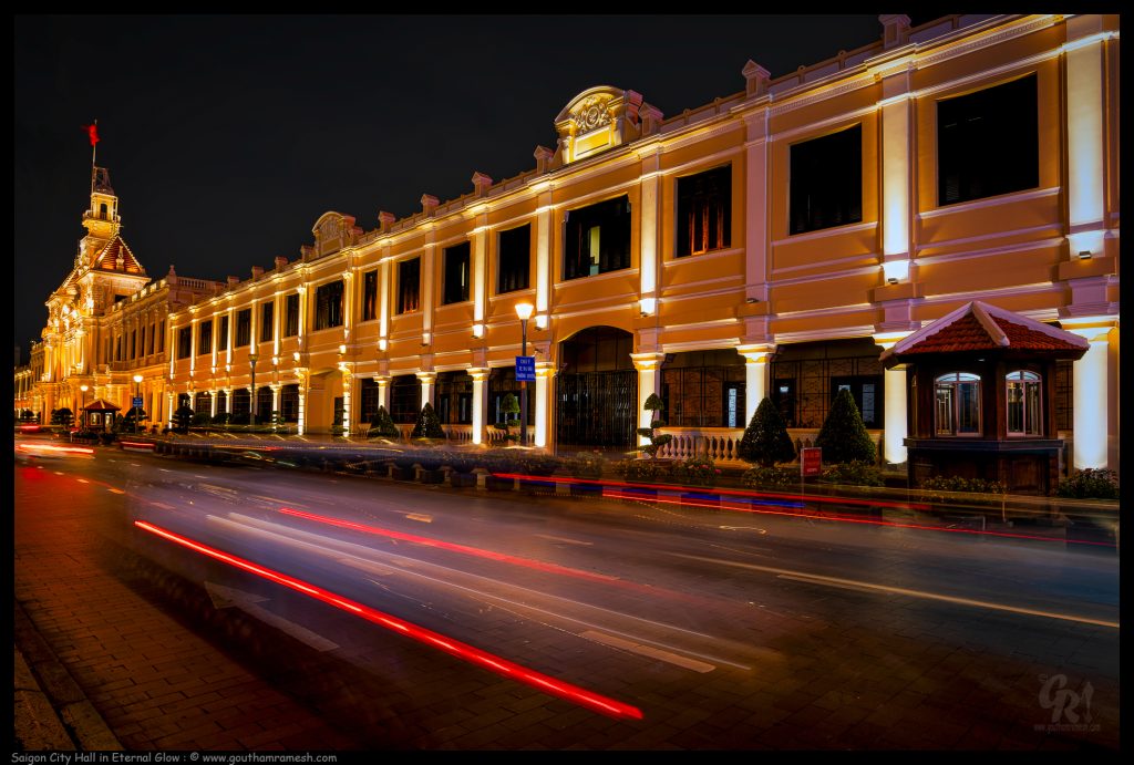 Saigon City Hall in Eternal Glow