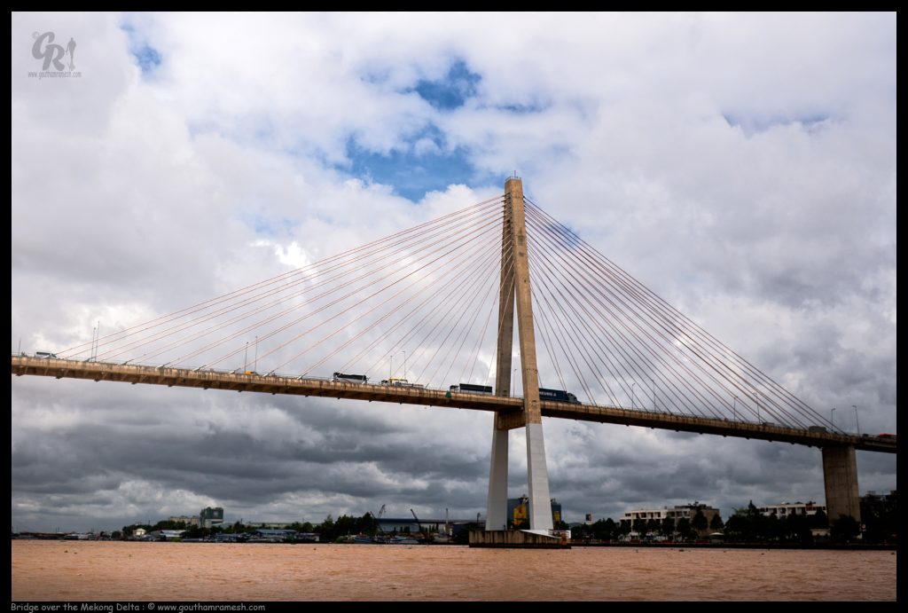 Bridge over the Mekong Delta