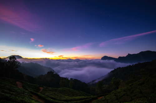 Clouds , Mountain , Top station